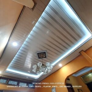 hasil instalasi plafon pvc 8 mm interior & plafon pvc pada exterior rumah 🎉berikut hasil pema