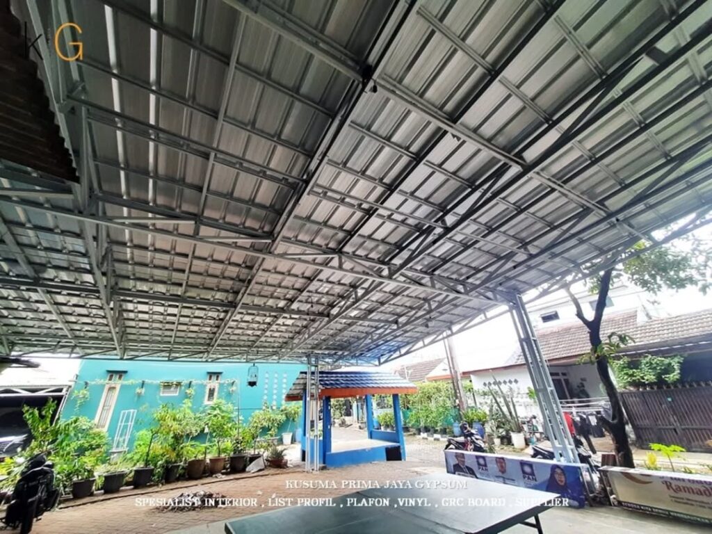 project project pemasangan atap baja ringan i area fasilitas umum ( bumi indah thp 1 , ku (7)