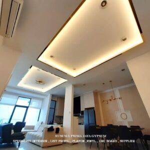 project plafon interior gypsum & mirror list gold stainlesteel i false drop ceilinglokasi (1)