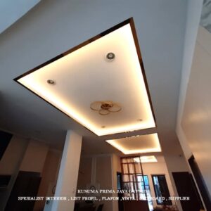 project plafon interior gypsum & mirror list gold stainlesteel i false drop ceilinglokasi (3)