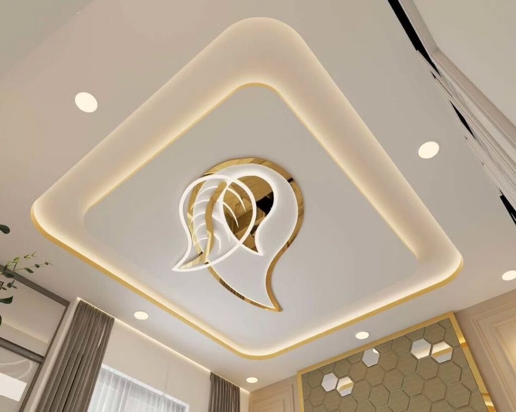 • ref . plafon gypsum comb list plat gold false ceiling #plafond #plafongypsum #ceiling #ce